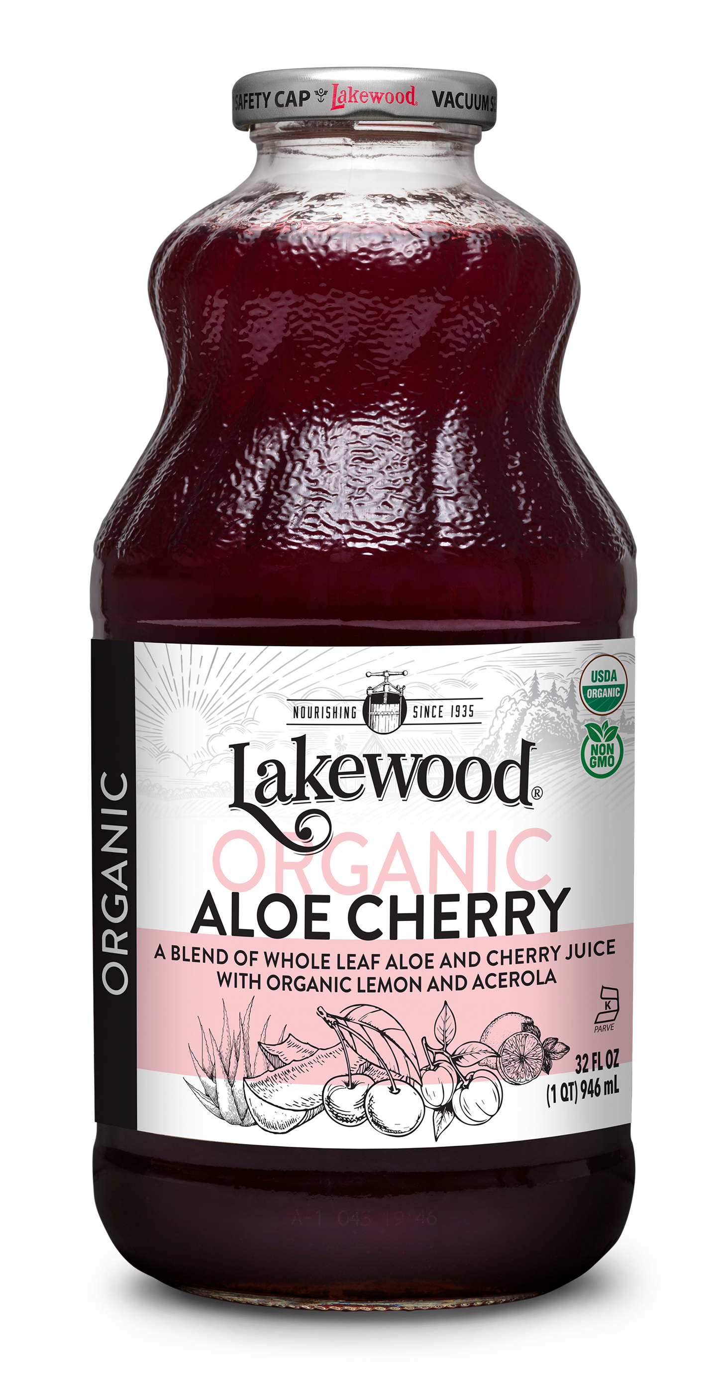 Lakewood Organic Aloe Cherry Juice | 32oz