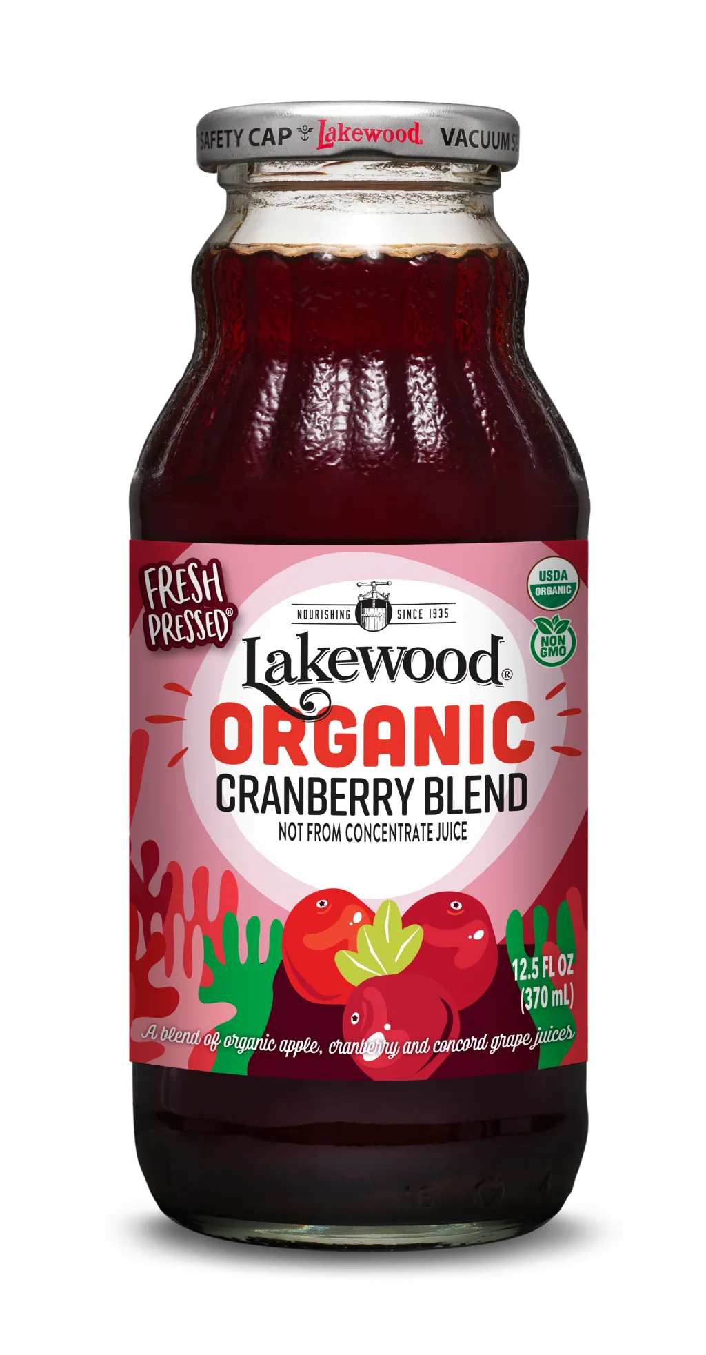 Lakewood Organic Cranberry Juice Blend | 12.5oz