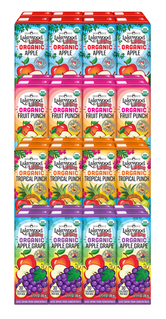 Lakewood Littles Juice Box Variety Bundle | 4 x 8-Packs