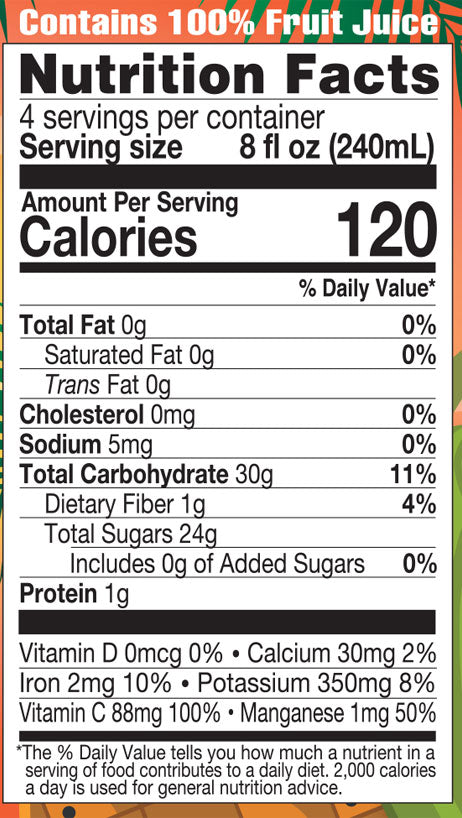 lakewood-organic-tropical-trio-pineapple-papaya-mango-juice-nutrition-facts
