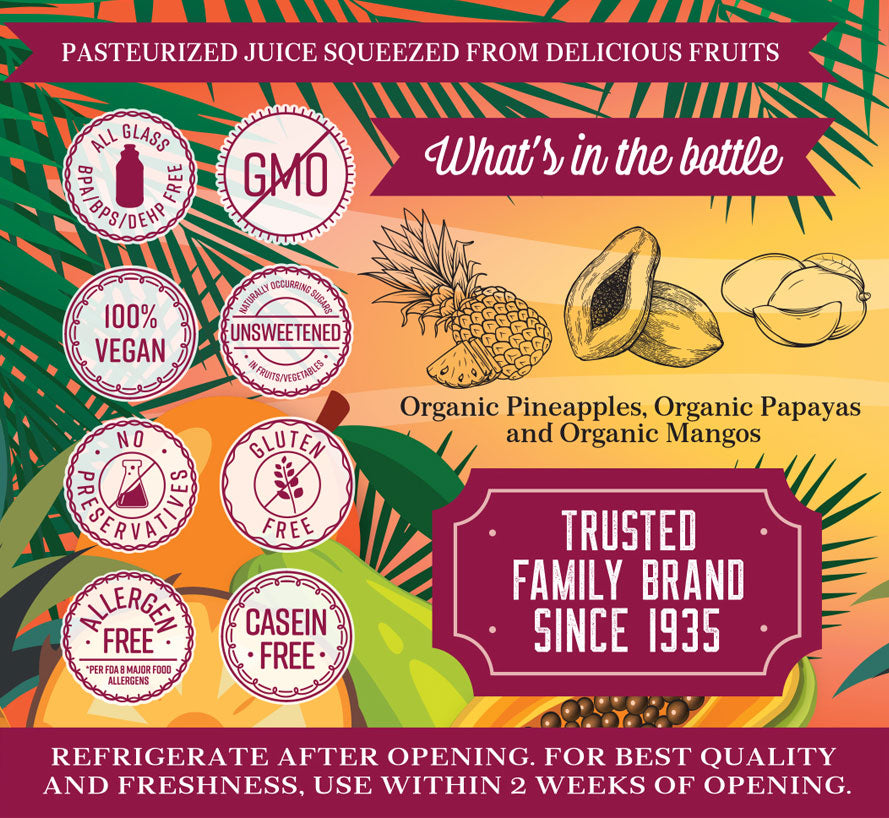 lakewood-organic-tropical-trio-pineapple-papaya-mango-juice-directions-benefits