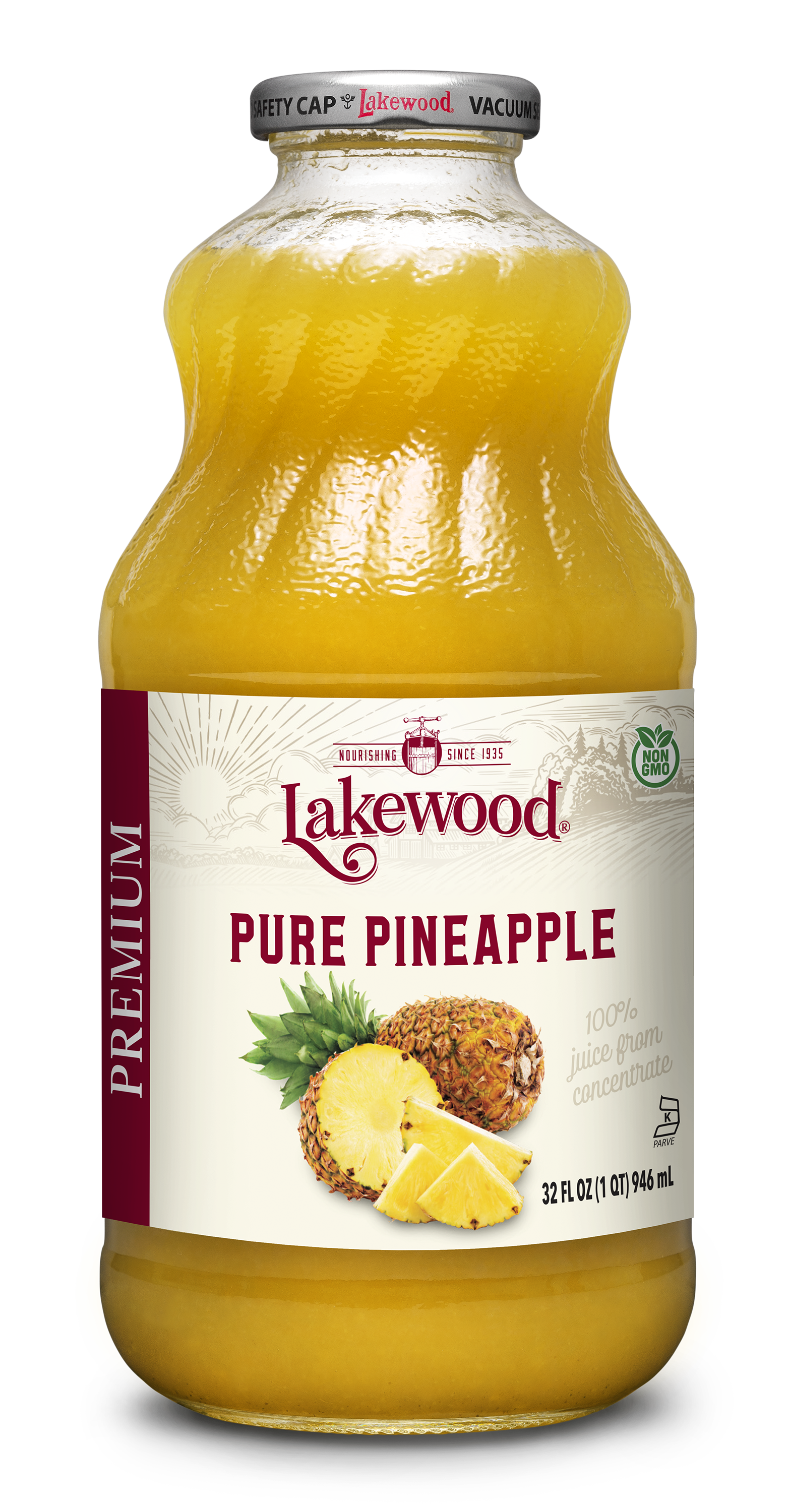 Lakewood Premium Pure Pineapple Juice | 32oz – Lakewood Organic