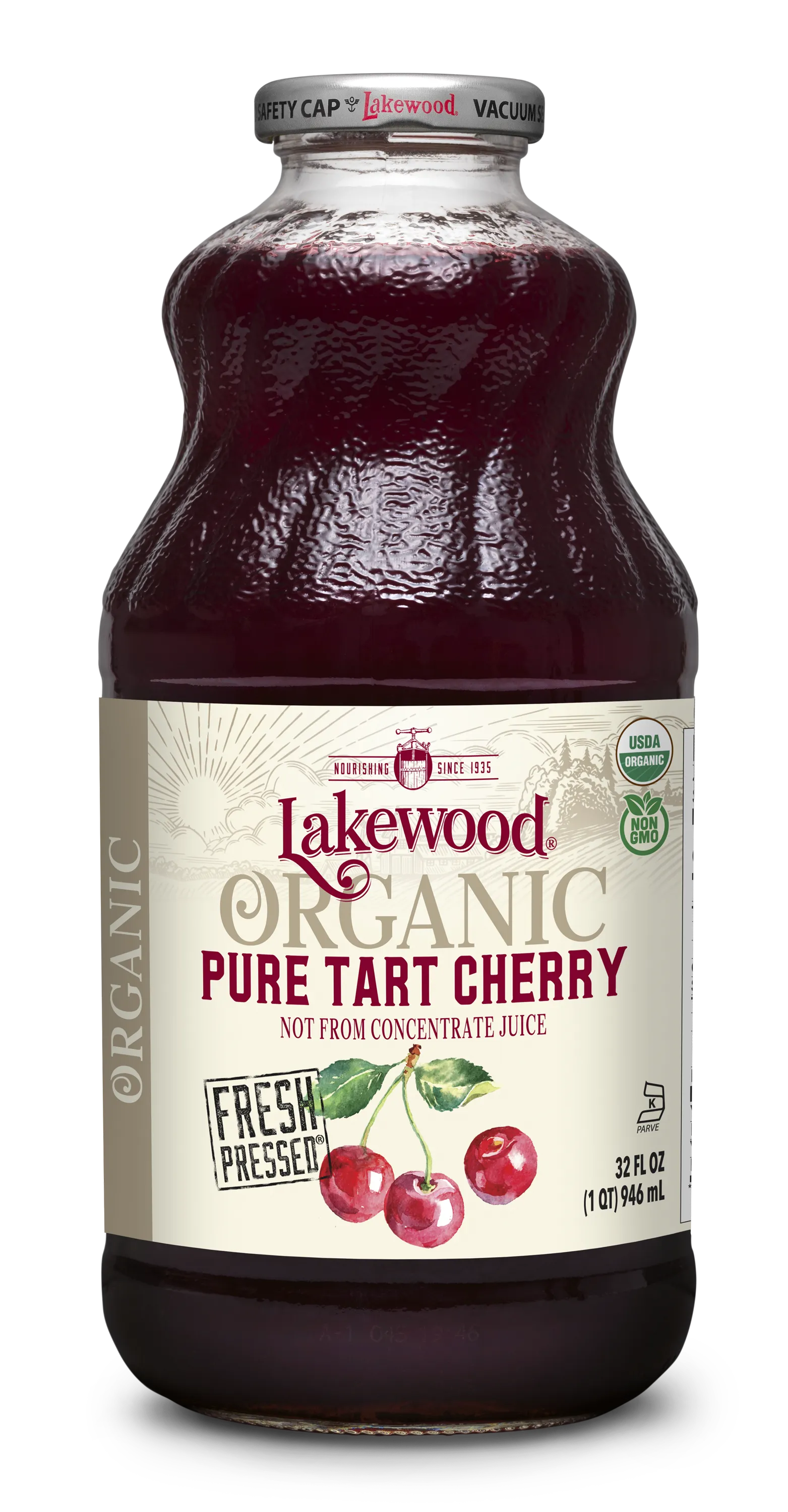 Lakewood Organic Pure Tart Cherry Juice | 32oz