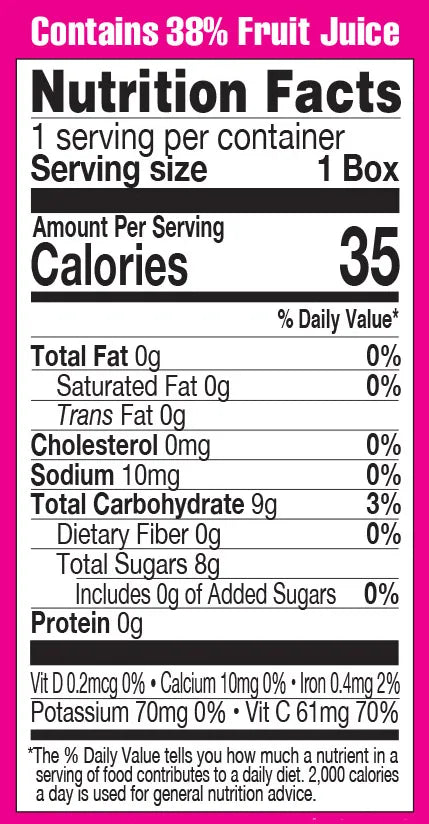 Lakewood Littles Organic Fruit Punch Juice Boxes | 4 x 8-Packs