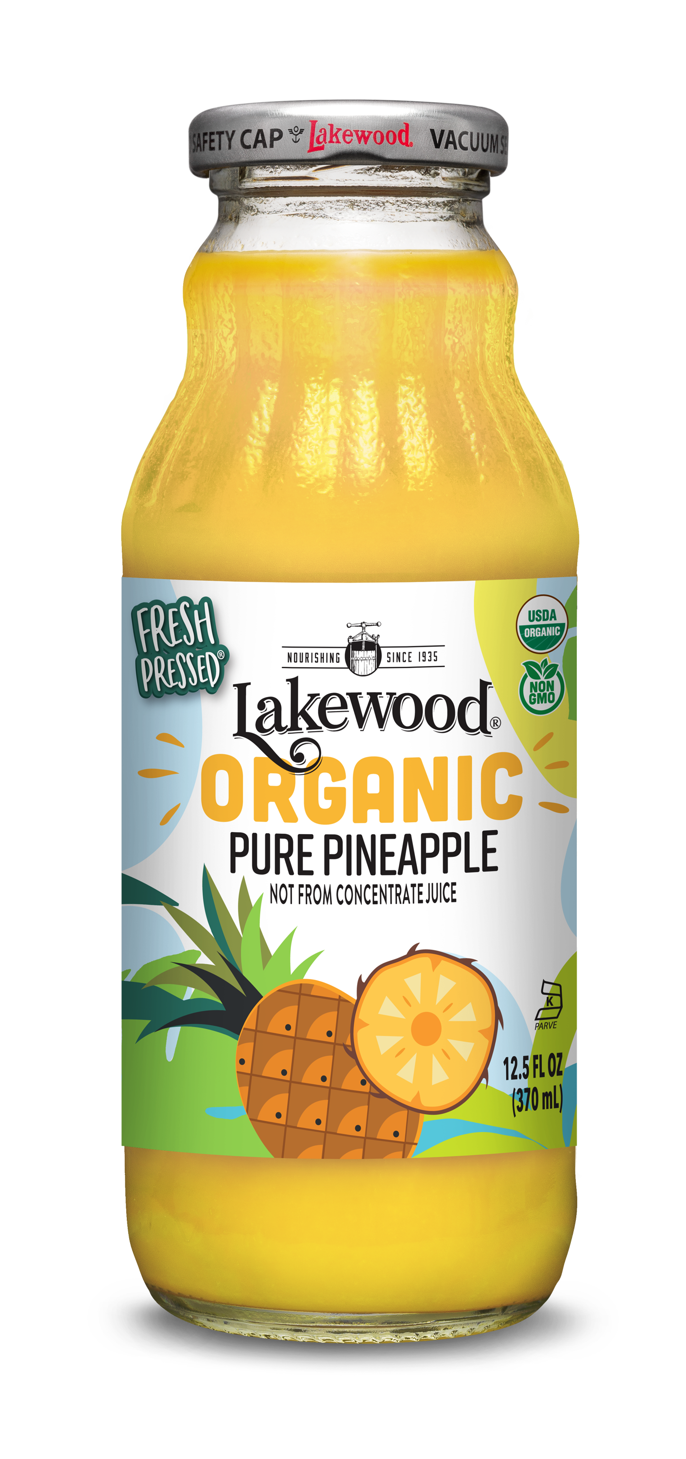 Organic PURE Pineapple (12.5 oz, 12 pack)