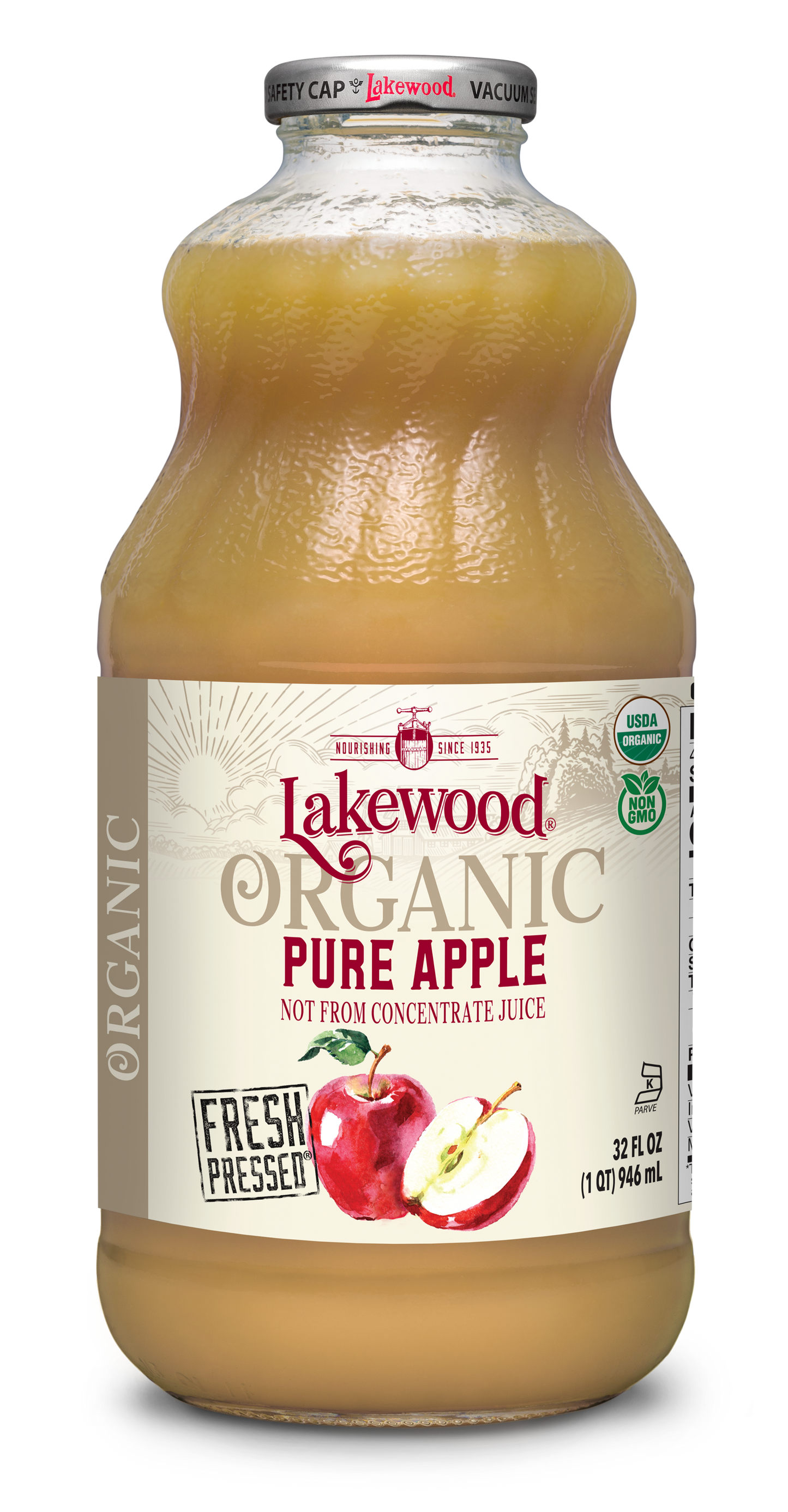 Organic PURE Apple (32 oz, 2-pack or 6-pack)