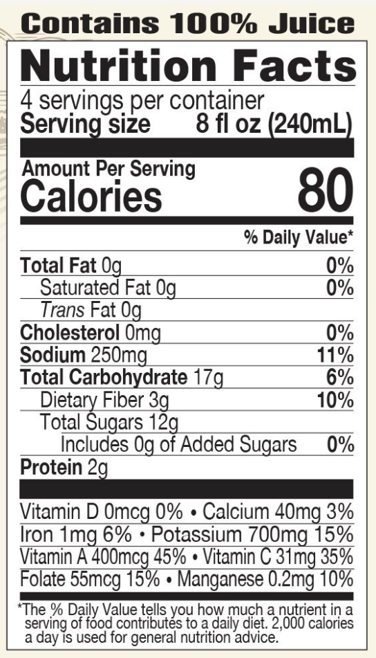 Organic Veggie Blend (32 oz)