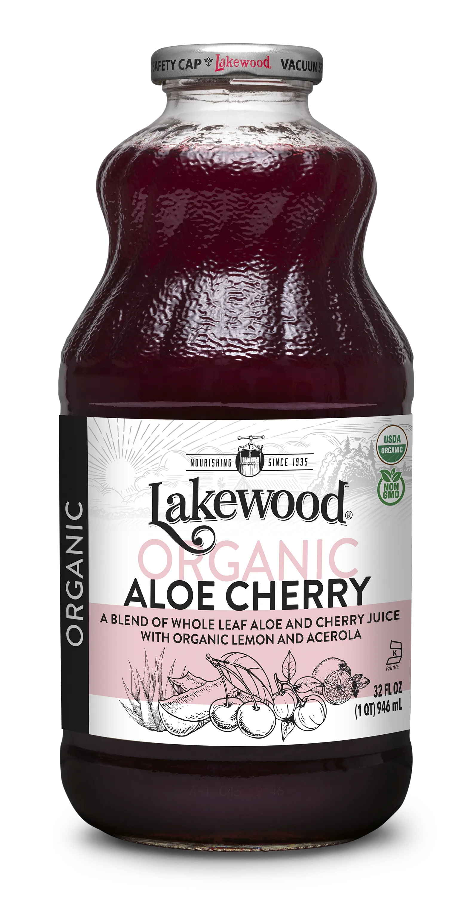 Lakewood Organic Aloe Cherry Juice | 32oz
