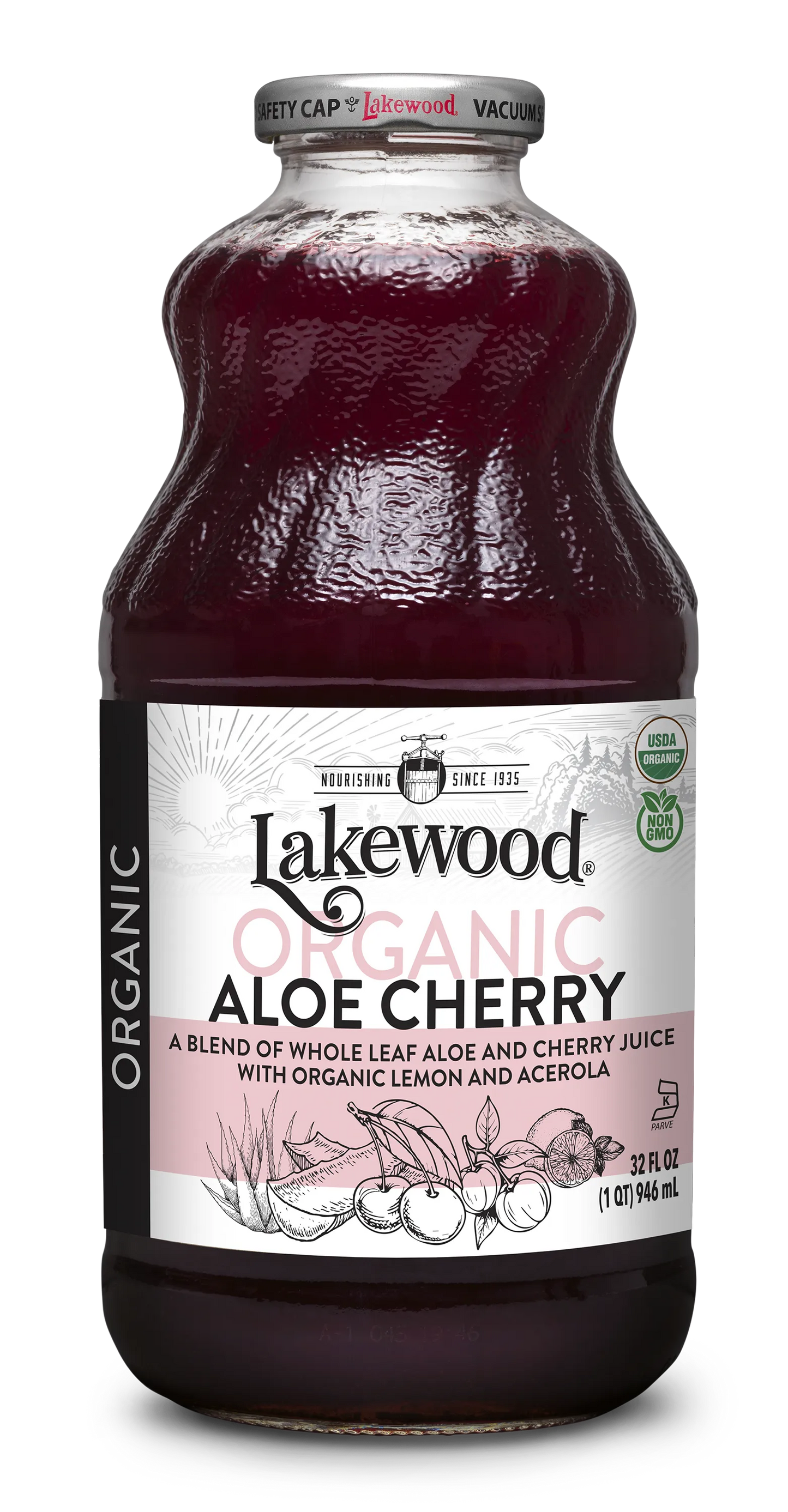 Lakewood Organic Aloe Cherry Juice | 32oz