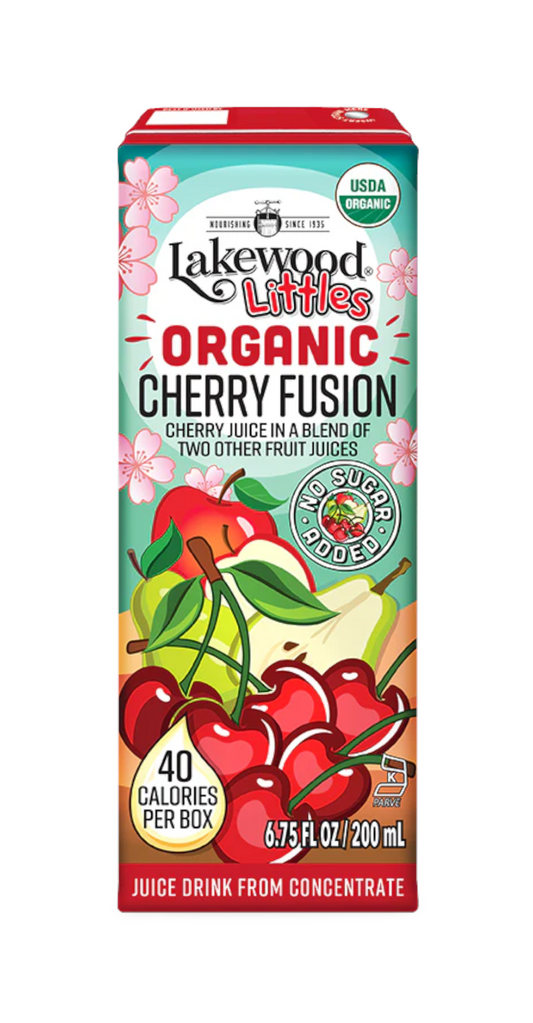 Lakewood Littles Organic Cherry Fusion Juice Boxes