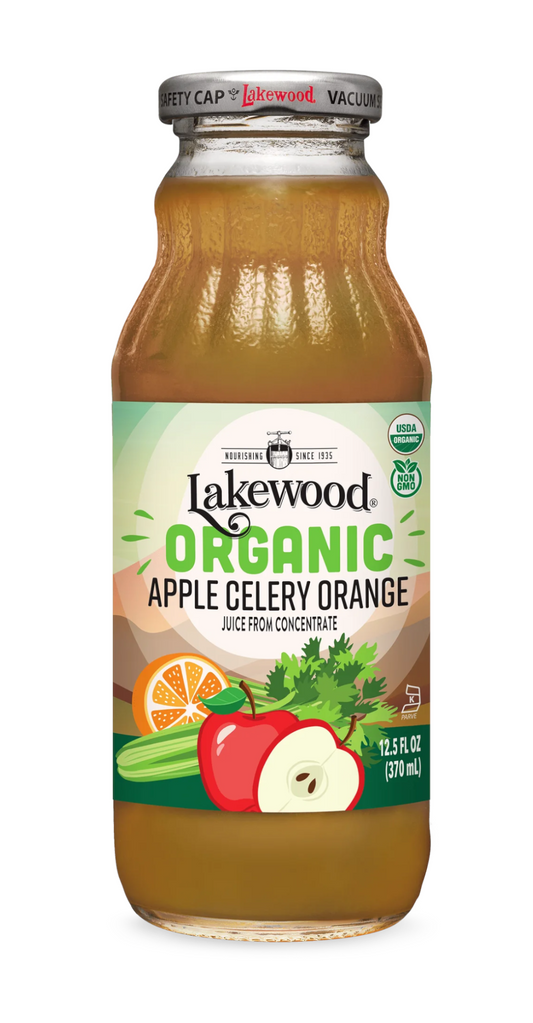 Lakewood Organic Apple Celery Orange Juice | 12.5oz