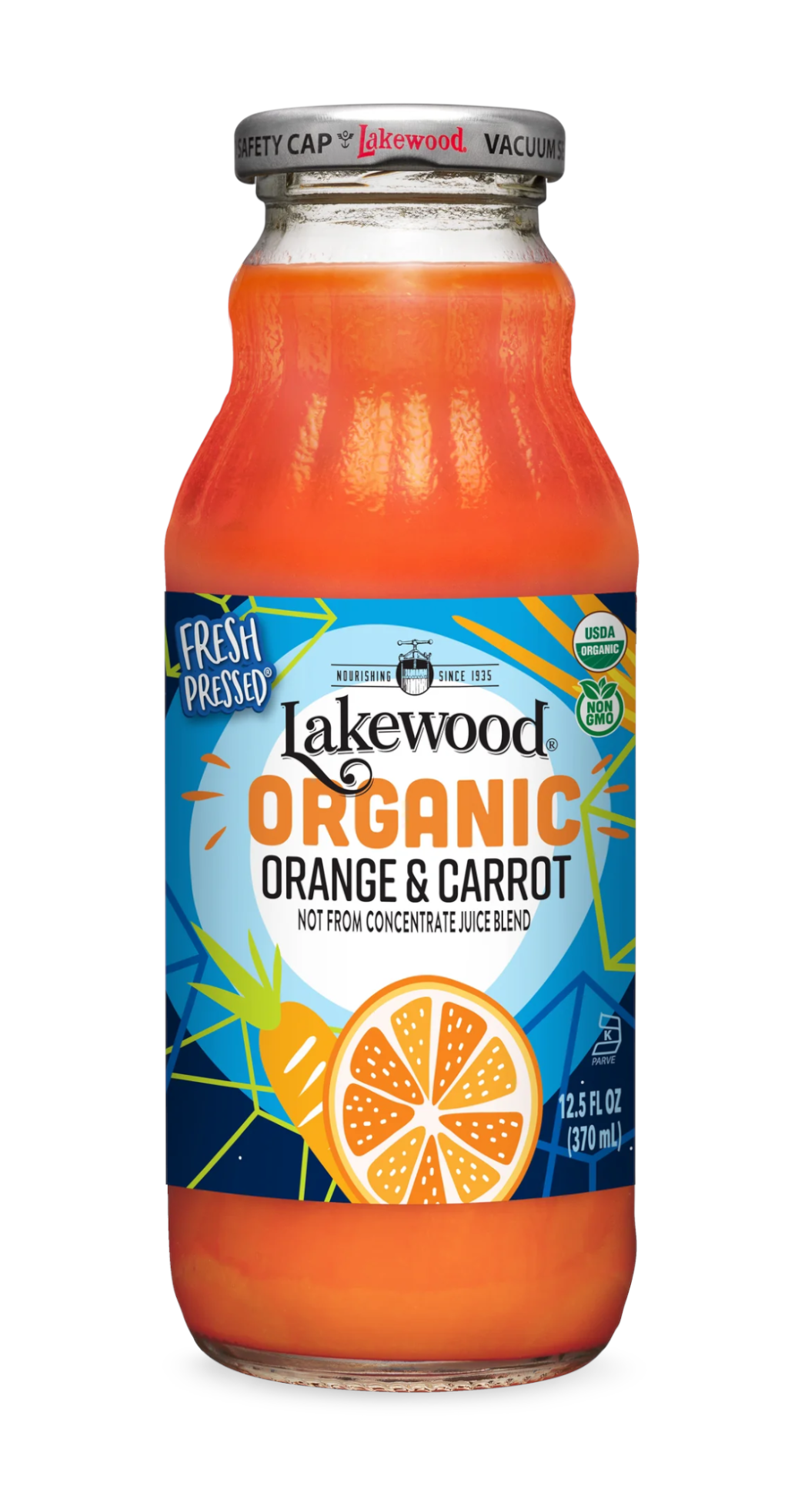 Lakewood Organic Orange & Carrot Juice Blend | 12.5oz