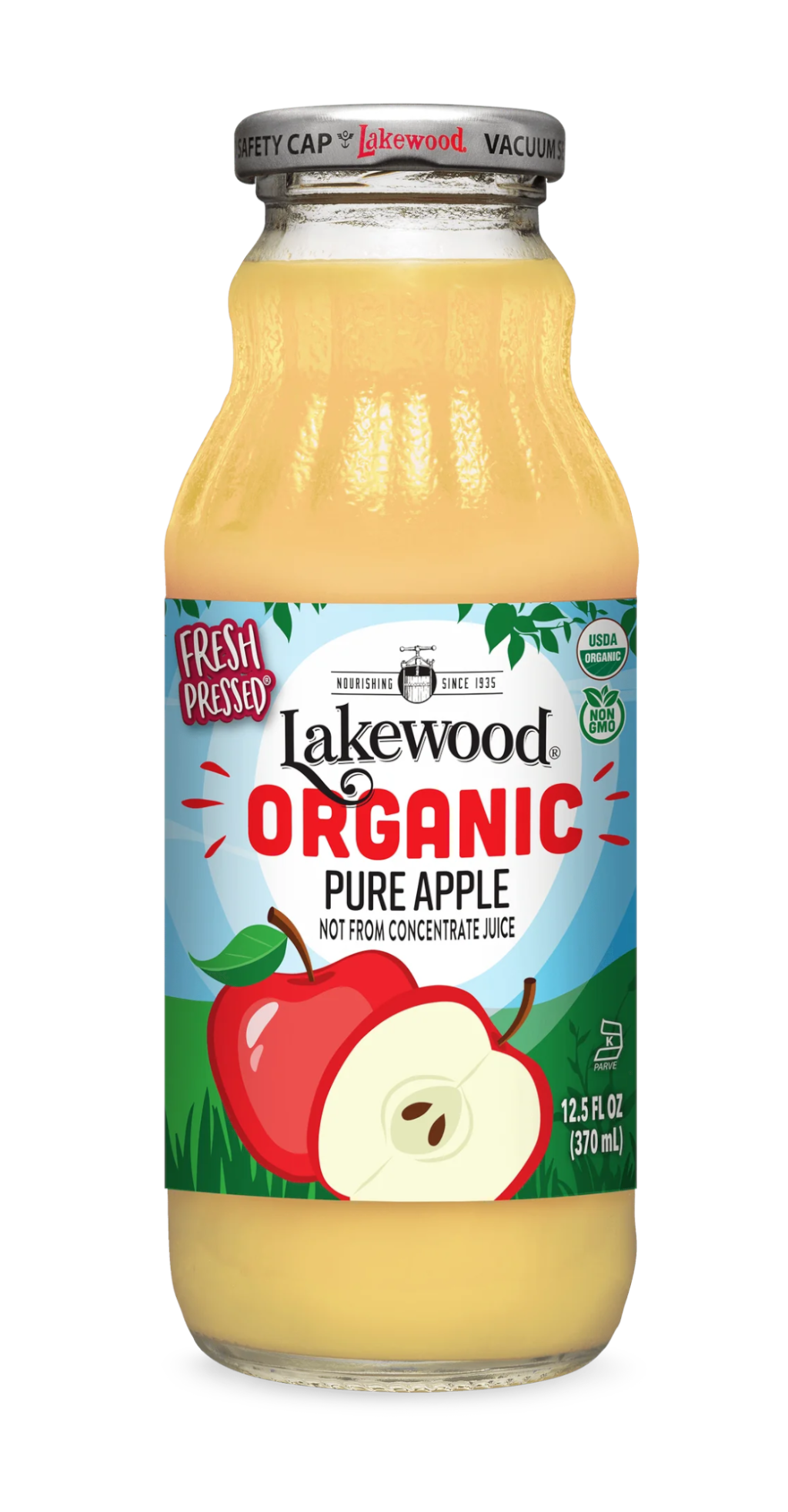 Lakewood Organic PURE Apple Juice | 12.5oz