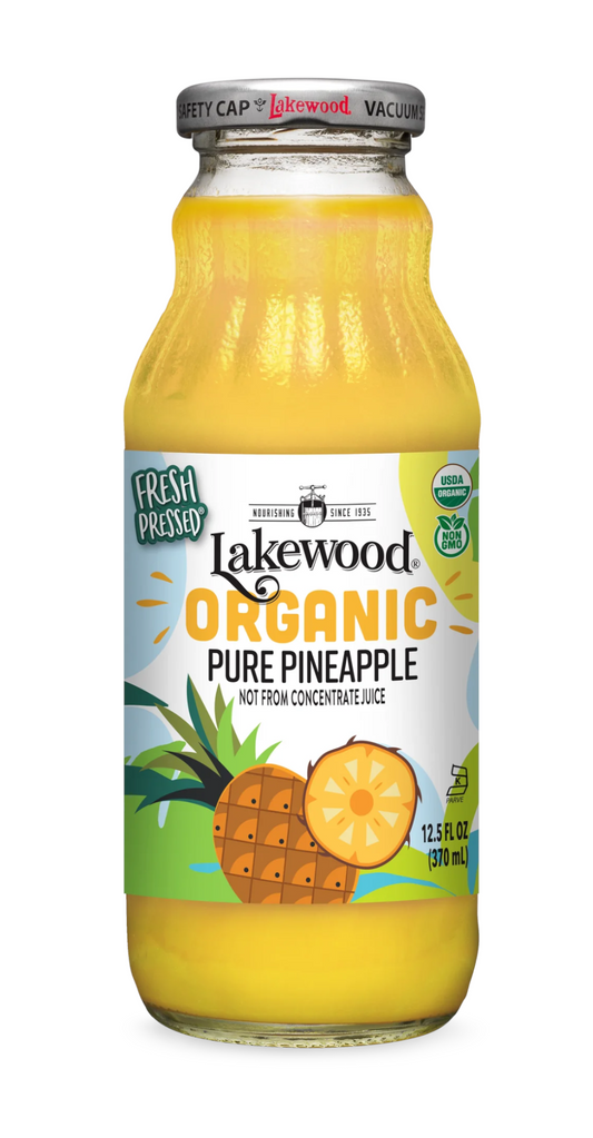 Lakewood Organic Pure Pineapple Juice | 12.5oz