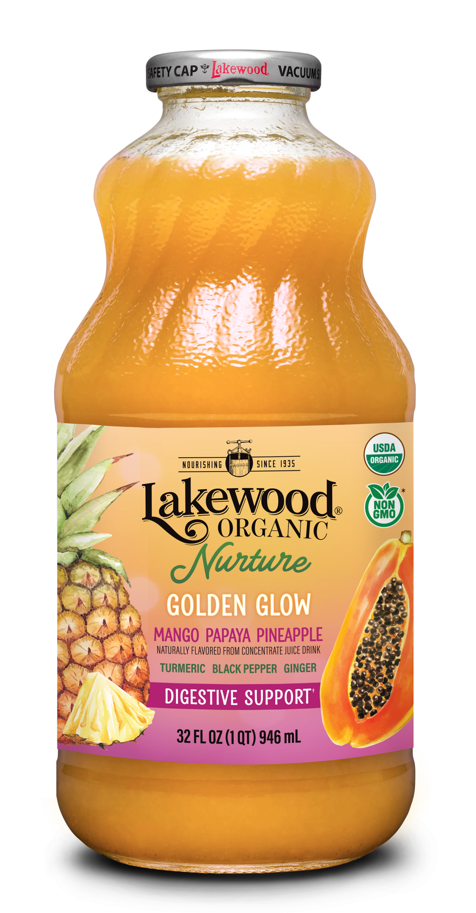 Lakewood Lakewood Nurture Golden Glow Juice | 32oz — product image
