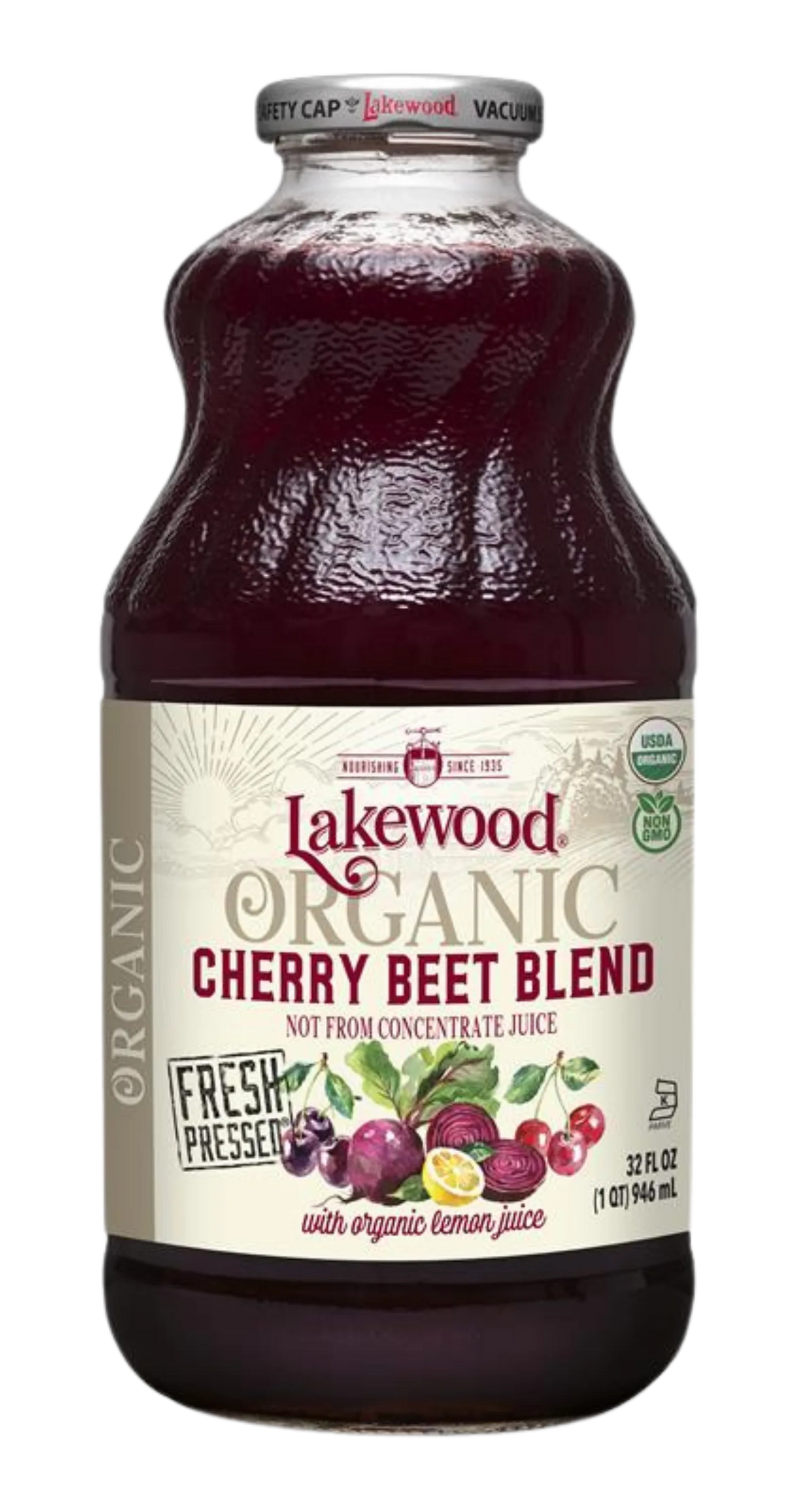 Lakewood Organic Cherry Beet Juice Blend | 32oz