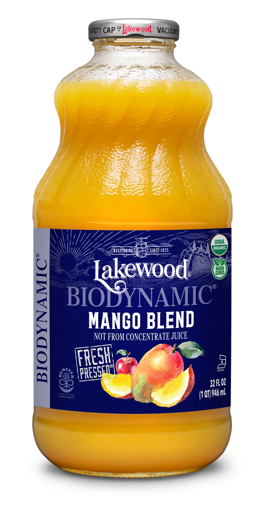 Lakewood Organic Biodynamic Mango Juice Blend | 32oz