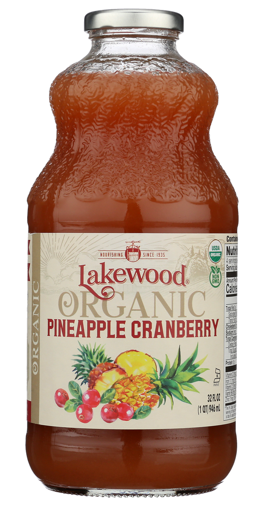 Lakewood Organic Pineapple Cranberry Juice | 32oz