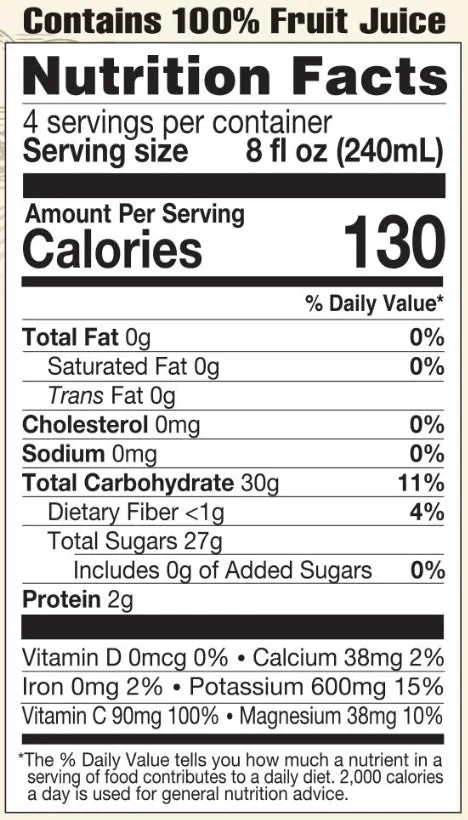 Lakewood Organic Pure Blood Orange Juice | 32oz