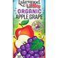 Lakewood Littles Organic Apple Grape Juice Boxes