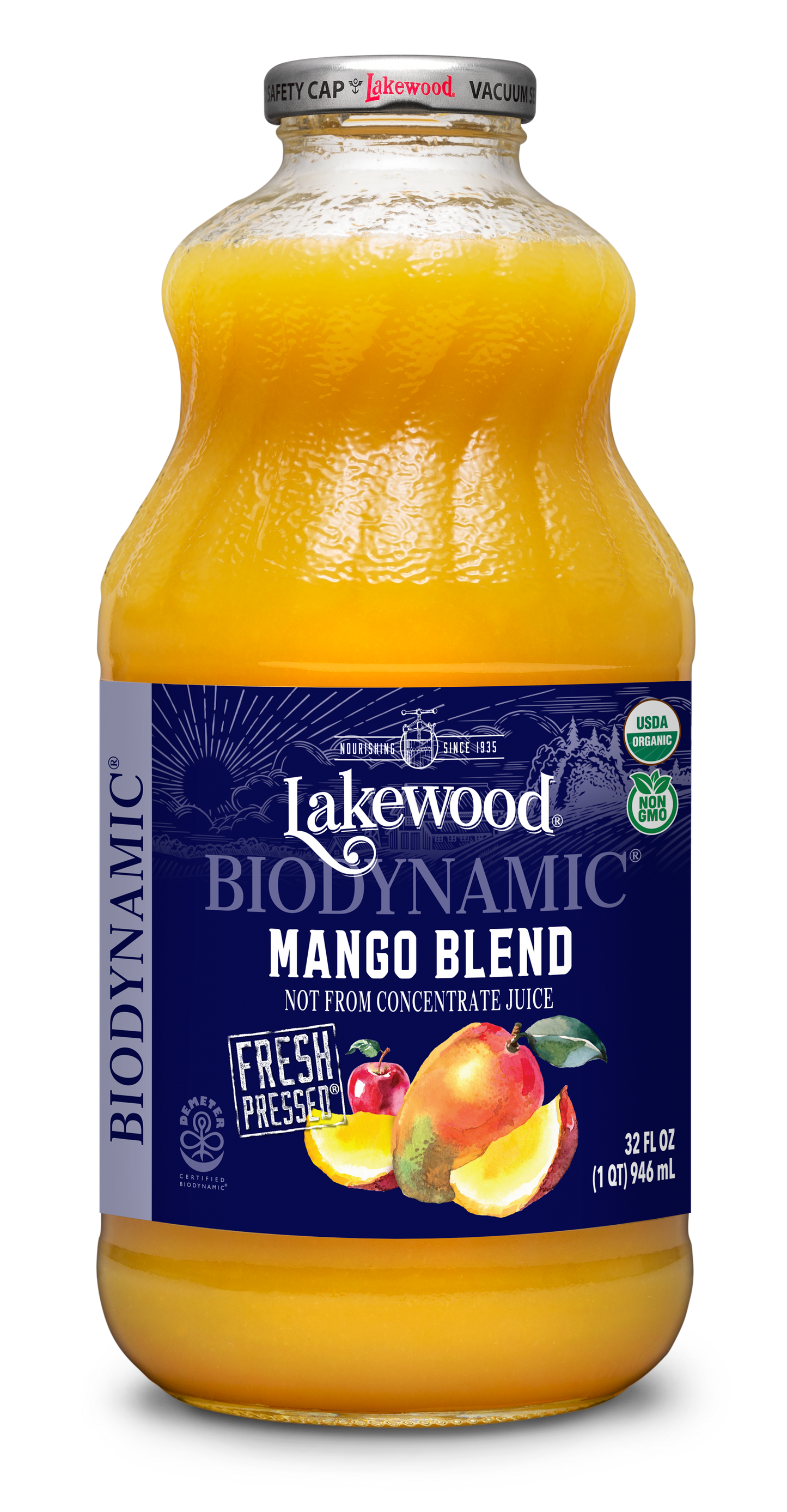 Biodynamic® Organic Mango Blend (32 oz, 2-pack or 6-pack)