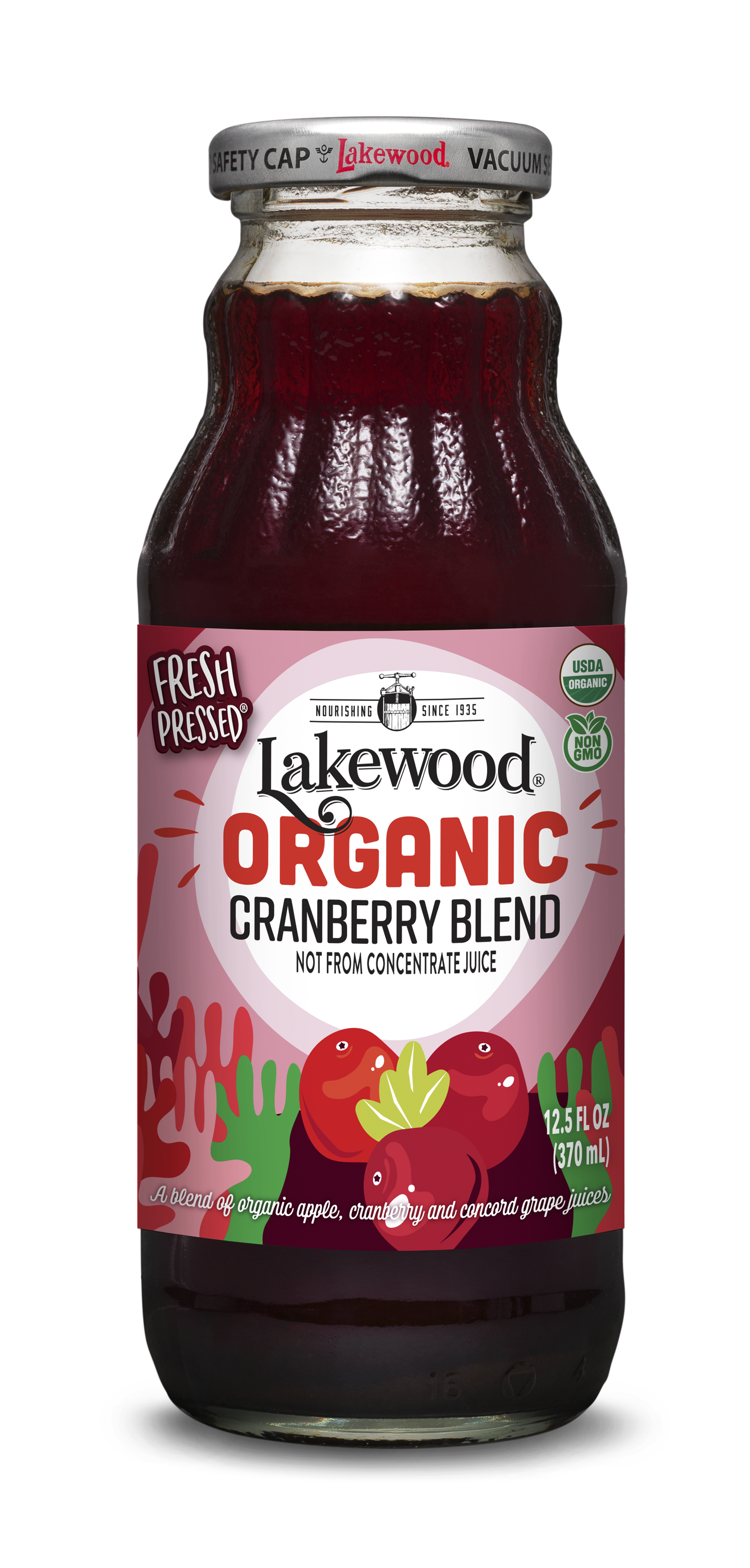 Organic Cranberry Blend (12.5 oz, 12 pack)