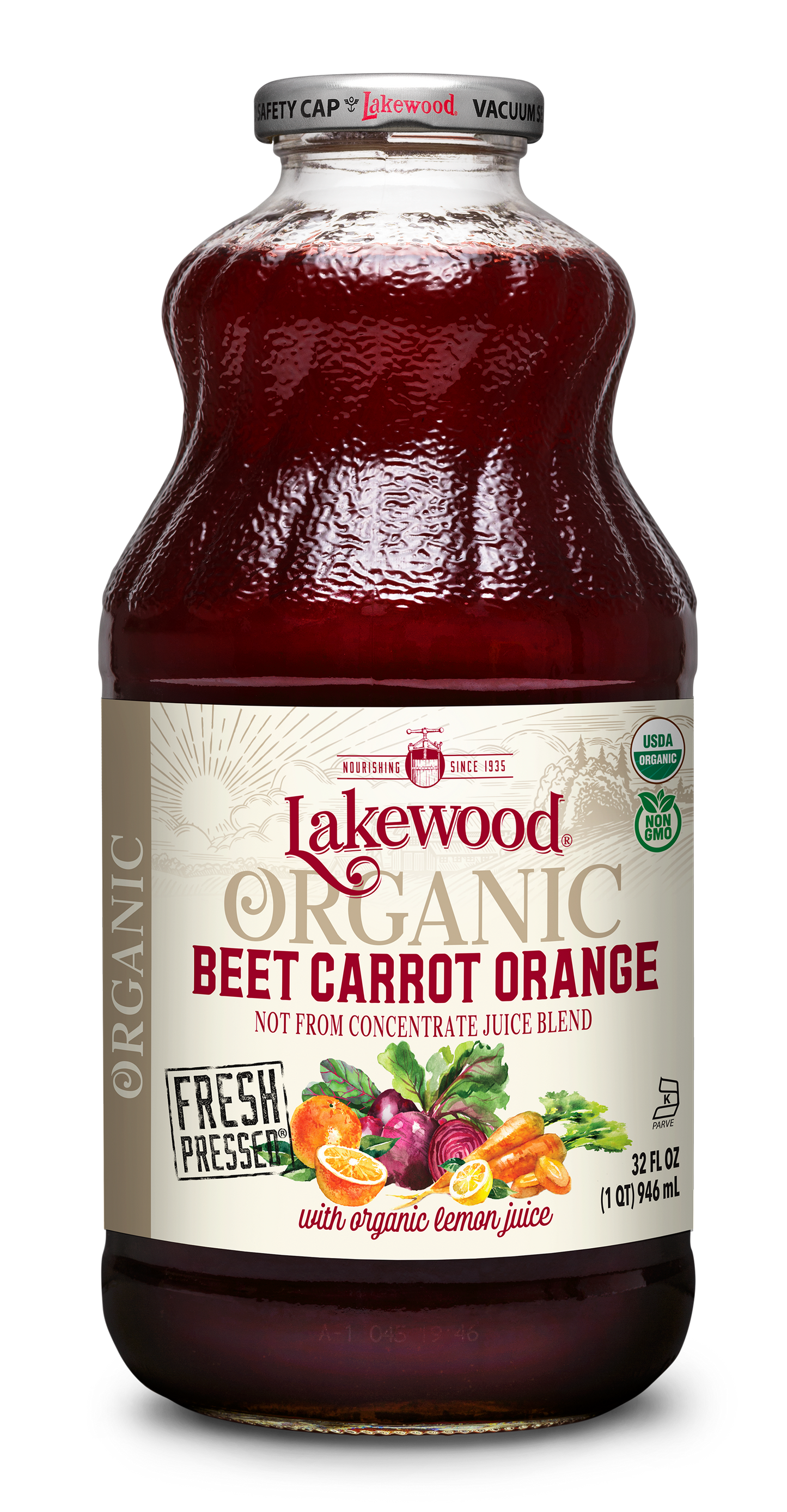 Organic Beet Carrot Orange (32 oz, 6 pack)