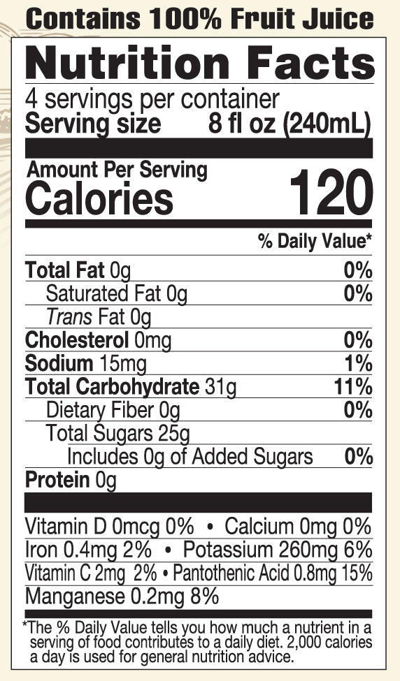 lakewood-organic-cranberry-juice-blend-nutrition-facts
