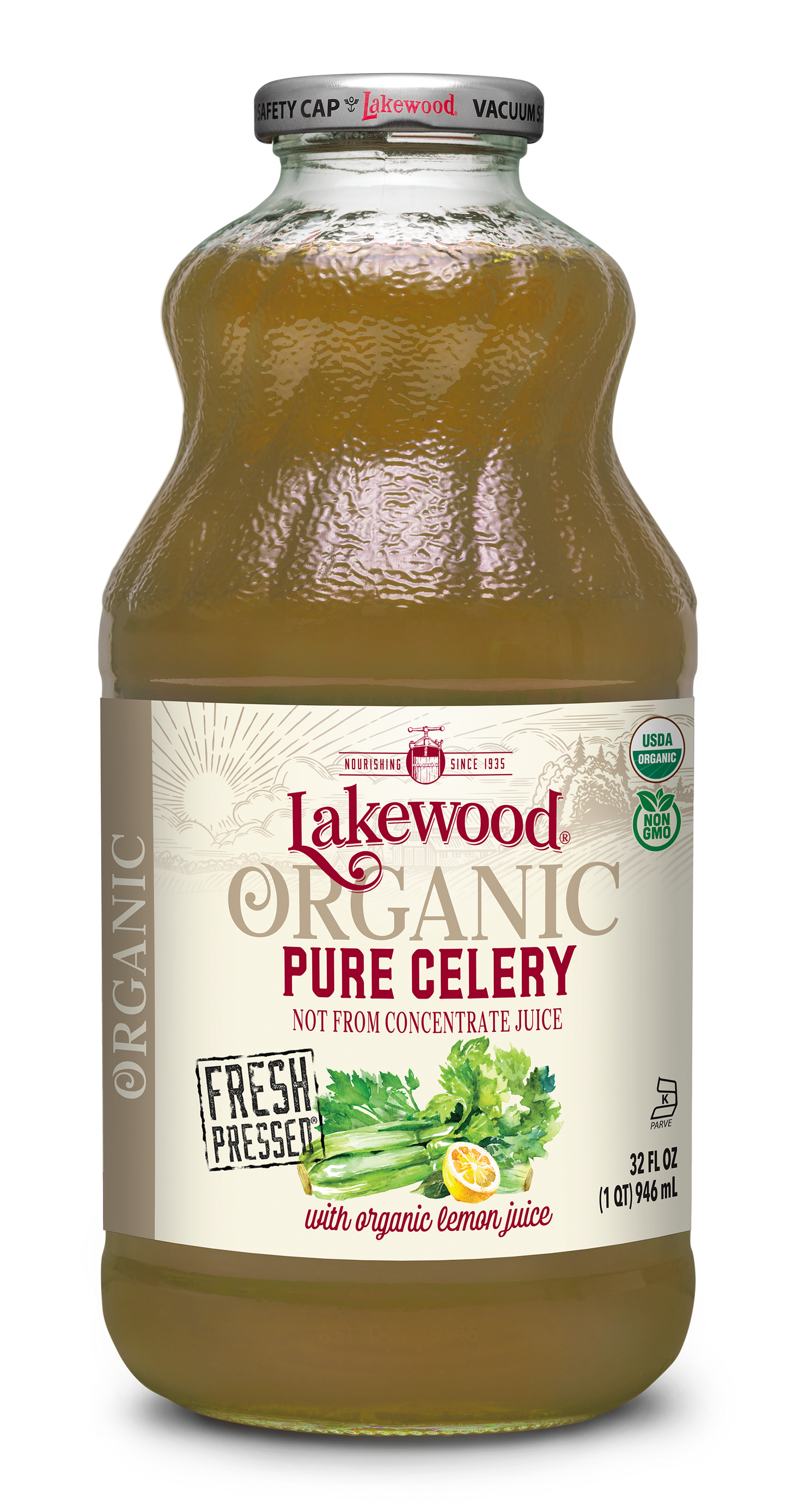 Organic PURE Celery (32 oz, 2-pack or 6-pack)