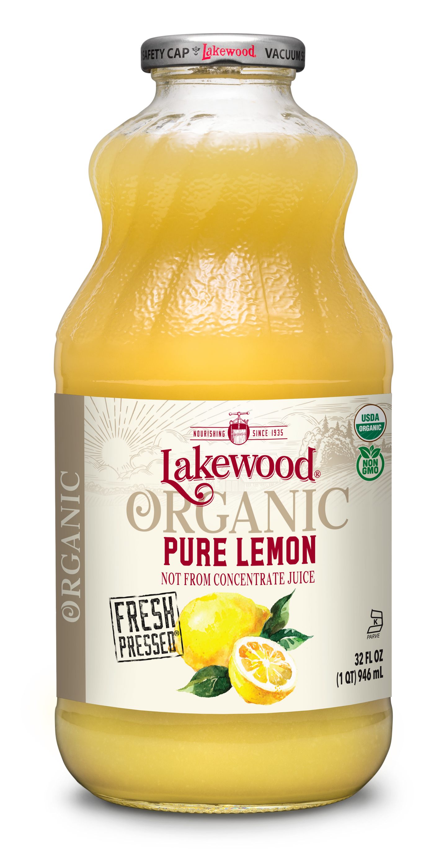 Organic PURE Lemon (32oz, 6-pack or 2-pack)