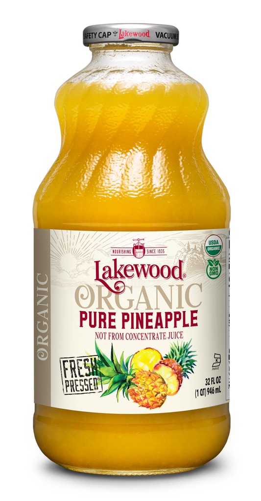 Organic PURE Pineapple (32 oz, 2-pack or 6-pack)